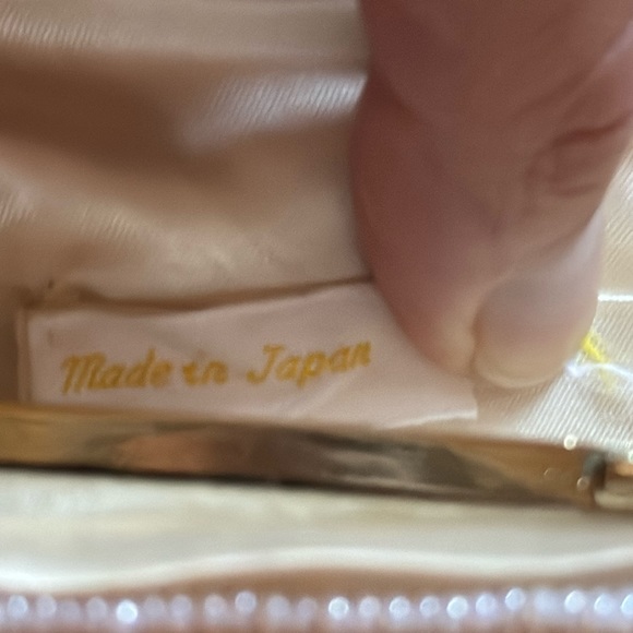 Vintage Beaded Hand Bag-White-7x5 - Picture 17 of 17